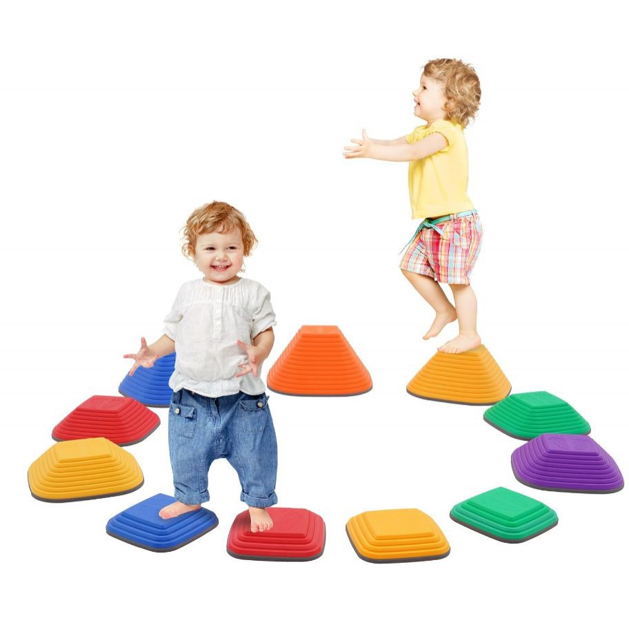 Bambini trampolini di lancio